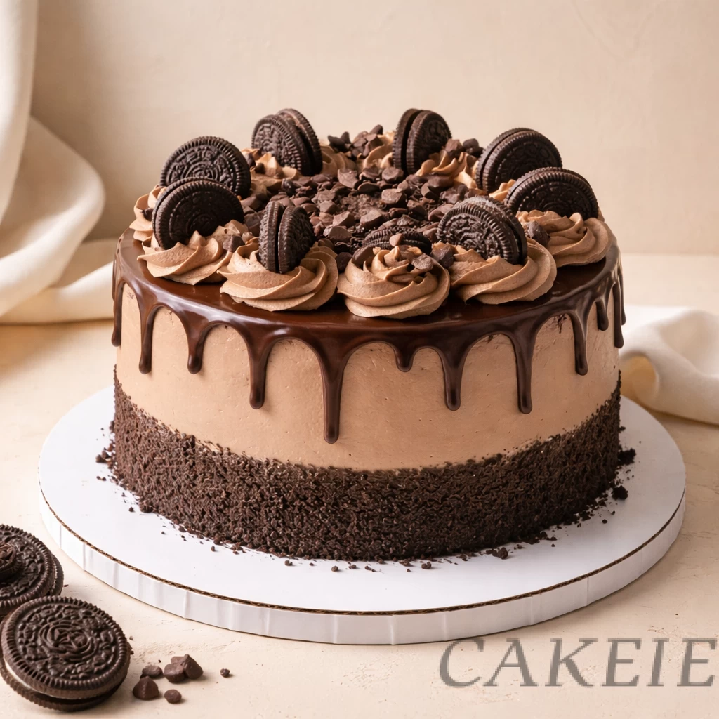 Oreo Chocolate Photo Cake